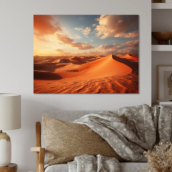 Designart "Dreams Sahara African Wall art I" African Metal Wall Decor