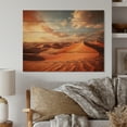 thumbnail image 1 of Designart "Dreams Sahara African Wall art I" African Print on Natural Pine Wood, 1 of 1