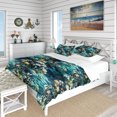 thumbnail image 1 of Designart "Dreamscape By The Ocean I" Blue Coastal Bedding Covert Set - Nautical & Coastal Bed Set With 2 Shams, 1 of 5