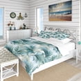 thumbnail image 1 of Designart "Dreamscape By The Ocean VI" Blue Tropical Bedding Covert Set - Tropical Bed Set With 2 Shams, 1 of 5