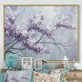 thumbnail image 1 of Designart "Dreamscape Of Beautiful Lilacs IV" Lilacs Floater Framed Canvas Wall Art, 1 of 5