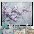 thumbnail image 1 of Designart "Dreamscape Of Beautiful Lilacs IV" Lilacs Floater Framed Canvas Wall Art, 1 of 5