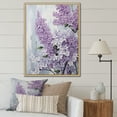thumbnail image 1 of Designart "Dreamscape Of Beautiful Lilacs VI" Lilacs Floater Framed Wall Decor, 1 of 5