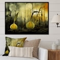 thumbnail image 1 of Designart "Dreamscape of Green Fennel Herbs" Floral Framed Wall Art - Traditional Green Herbs Entryway Framed Wall Art, 1 of 6