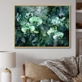 thumbnail image 1 of Designart "Dreamscapes Of Green Orchid Fantasy II" Orchids Floater Framed Wall Decor, 1 of 5