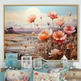 thumbnail image 1 of Designart "Dreamy Blooming Prairie" Prairies Floater Framed Canvas Wall Art, 1 of 5