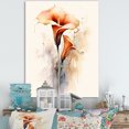 thumbnail image 1 of Designart "Dreamy Coral Tulip" Tulips Canvas Wall Art, 1 of 7