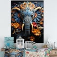 thumbnail image 1 of Designart "Dreamy Elephant Abstraction" Animals Elephant Canvas Art Print, 1 of 7