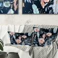 thumbnail image 1 of Designart "Dreamy Ethereal Weave" Floral Printed Throw Pillow, 1 of 5