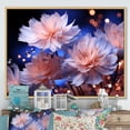 thumbnail image 1 of Designart "Dreamy Impression Of Purple Cornflowers III" Cornflowers Floater Framed Canvas Wall Art, 1 of 5