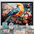 thumbnail image 1 of Designart "Dreamy Minimalist Birds Of Paradise" Birds Of Paradise Picture Framed Canvas Prints, 1 of 5