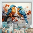 thumbnail image 1 of Designart "Dreamy Minimalist Birds Of Paradise I" Birds Of Paradise Floater Framed Wall Decor, 1 of 5