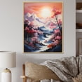 thumbnail image 1 of Designart "Dreamy Mountain Fantasy I" Landscape Mountains Floater Framed Canvas Art Print, 1 of 5