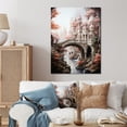 thumbnail image 1 of Designart "Dreamy Passage Beige Bridge" Bridges Metal Wall Art Prints, 1 of 1