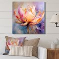 thumbnail image 1 of Designart "Dreamy Purple Tulip Drips I" Tulip Wall Decor, 1 of 7