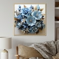 thumbnail image 1 of Designart "Dreamy Rhododendron Dreamscape" Rhododendron Floater Framed Wall Decor, 1 of 1