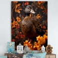 thumbnail image 1 of Designart "Duck Feathered Elegance" Animals Canvas Wall Art - Traditional Brown Duck Entryway Wall Art Print, 1 of 6