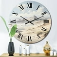 thumbnail image 1 of Designart "Dune Dreams Beach Photo II" Nautical & Beach Oversized Wall Clock, 1 of 5