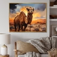 thumbnail image 1 of Designart "Dune Walker Passage" Animals Floater Framed Canvas Print, 1 of 7