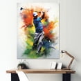 thumbnail image 1 of Designart "Dynamic Drives on the Golf Course I" Sports Wall Decor, 1 of 5