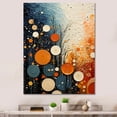 thumbnail image 1 of Designart "Dynamic Duality Colorful Mid Century Harmony IV" Abstract Canvas Art Print, 1 of 5