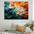 thumbnail image 1 of Designart "Dynamic Flow In Multicolor Op Art" Op Art Wall Art Living Room, 1 of 7
