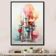 thumbnail image 1 of Designart "Dynamics Interplay Constructivism Spatial painting" Abstract Floater Framed Canvas Art Print, 1 of 7
