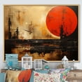 thumbnail image 1 of Designart "Dynastic Echoes China Art painting I" Chinese Floater Framed Canvas Wall Art, 1 of 7