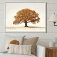 thumbnail image 1 of Designart "Earthy Oak Tree Essence I" Tree Oak Floater Framed Wall Art Prints, 1 of 5