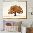 thumbnail image 1 of Designart "Earthy Oak Tree Essence I" Tree Oak Floater Framed Wall Art Prints, 1 of 5