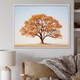 thumbnail image 1 of Designart "Earthy Oak Tree Essence" Tree Oak Floater Framed Canvas Art Print, 1 of 5