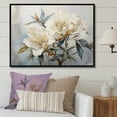 thumbnail image 1 of Designart "Effortless Natural Charm II" Rhododendron Floater Framed Canvas Art Print, 1 of 5