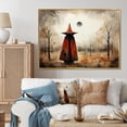 thumbnail image 1 of Designart "El Hombre Coral Beige Art from Mexico II" Mexican Art Floater Framed Canvas Print, 1 of 7