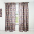 thumbnail image 1 of Designart 'Electro Boho Color Trend Pattern' Bohemian & Eclectic Curtain Panel, 1 of 5