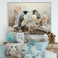 thumbnail image 1 of Designart "Elegance Amidst The Antarctic Penguins V" Penguin Floater Framed Canvas Prints, 1 of 5