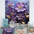 thumbnail image 1 of Designart "Elegance Fit For Royalty I" Violets Wall Decor, 1 of 7