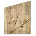 thumbnail image 1 of Designart 'Elegance I Pink' Shabby Chic Print on Natural Pine Wood, 1 of 3