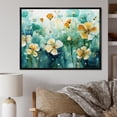 thumbnail image 1 of Designart "Elegance In Beige Transparent Botanical Florals" Plants Floater Framed Canvas Prints, 1 of 5