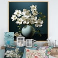 thumbnail image 1 of Designart "Elegance In Organic Dogwood Blooms I" Dogwood Floater Framed Wall Art Prints, 1 of 5