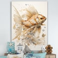 thumbnail image 1 of Designart "Elegance Of Golden Fish" Animal Fish Wall Decor, 1 of 7