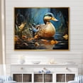 thumbnail image 1 of Designart "Elegance of Baroque Blue Duck III" Animals Framed Wall Art - Modern Farmhouse Blue Duck Entryway Framed Wall Art, 1 of 6