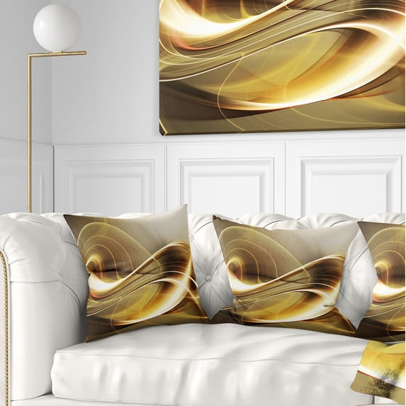 Designart Elegant Modern Sofa - Abstract Throw Pillow - 18x18