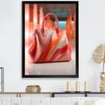 thumbnail image 1 of Designart "Elegant Pink Liquid Ink Handbag" Fashion Framed Wall Art - Glam Pink Fashion Bag Living Room Framed Canvas Art, 1 of 6