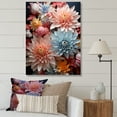 thumbnail image 1 of Designart "Elegant Softness Of Mum Flowers IV" Mums Wall Art Prints, 1 of 7