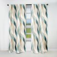 thumbnail image 1 of Designart "Elegant Subdued Tones I" Abstract Blackout Curtain Single Panel, 1 of 4