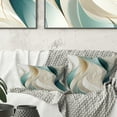 thumbnail image 1 of Designart "Elegant Subdued Tones I" Abstract Printed Throw Pillow, 1 of 5