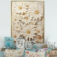 thumbnail image 1 of Designart "Elegant White Daisy Fields III" Daisies Floater Framed Canvas Wall Art, 1 of 5
