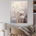 thumbnail image 1 of Designart "Elegant White Daisy Fields IV" Daisies Floater Framed Canvas Prints, 1 of 5