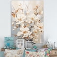 thumbnail image 1 of Designart "Elegant White Magnolia Serenity I" Magnolias Canvas Art Print, 1 of 7