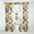 thumbnail image 1 of Designart "Elements Of Tropical Beauty" Tropical Curtain Panels, 1 of 6